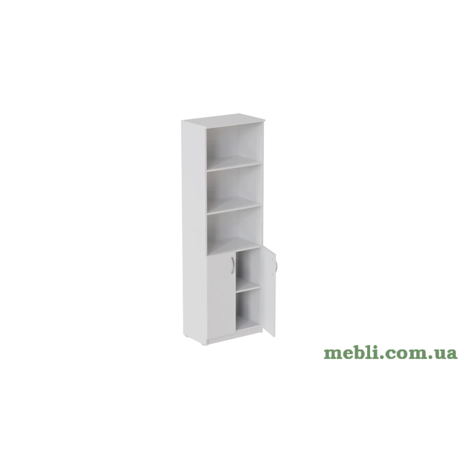 Шафа Анжело Ferrum-decor на 5 полиць з 2 дверима 1900x600x380 ДСП Біла