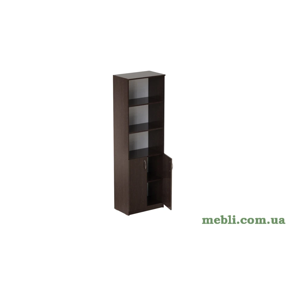 Шафа Анжело Ferrum-decor на 5 полиць з 2 дверима 1900x600x380 ДСП Венге Магія