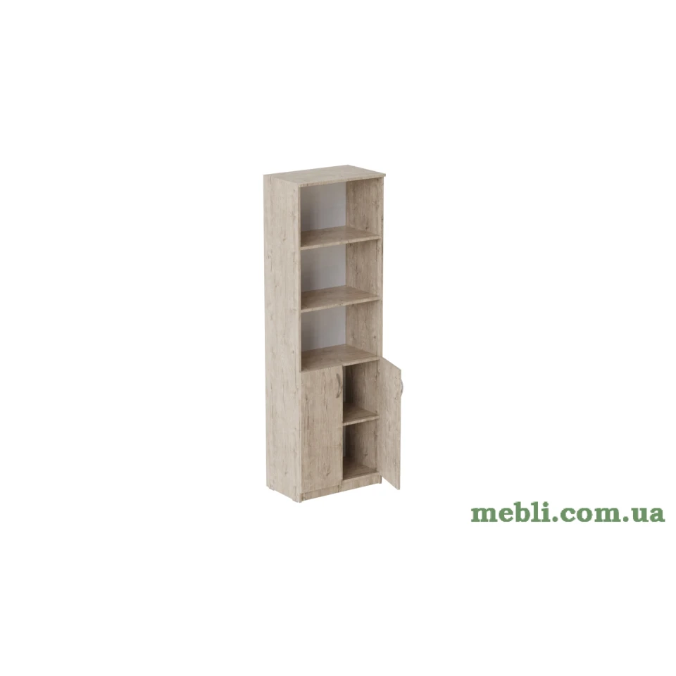 Шафа Анжело Ferrum-decor на 5 полиць з 2 дверима 1900x600x380 ДСП Дуб Артизан