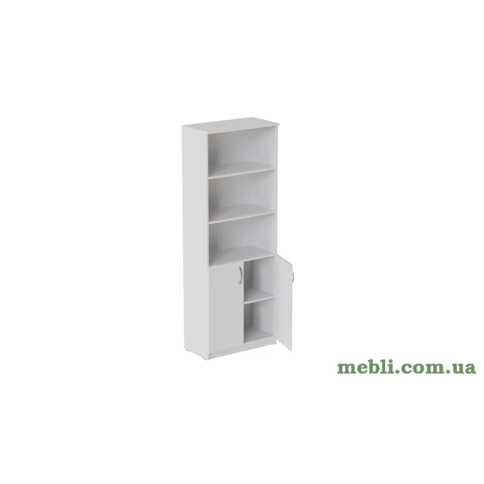 Шафа Анжело Ferrum-decor на 5 полиць з 2 дверима 1900x700x380 ДСП Біла