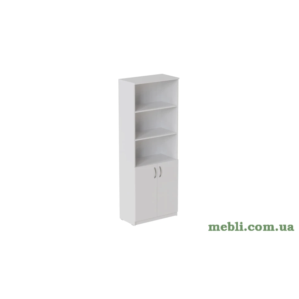 Шафа Анжело Ferrum-decor на 5 полиць з 2 дверима 1900x700x380 ДСП Біла