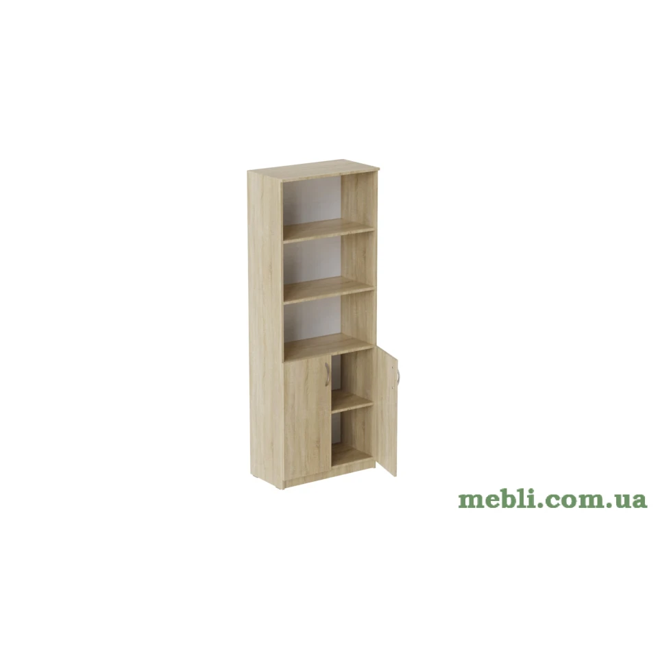 Шафа Анжело Ferrum-decor на 5 полиць із 2 дверима 1900x800x380 ДСП Дуб Сонома