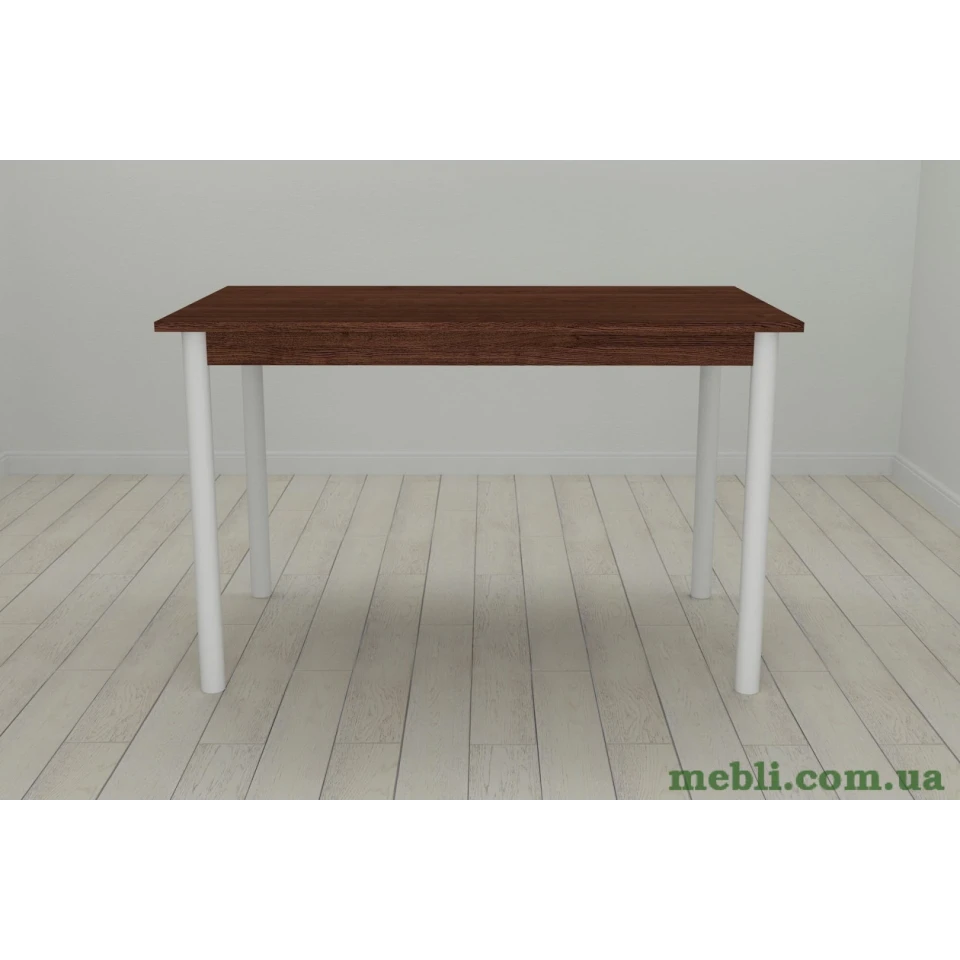 Стіл кухонний Ferrum-decor Беніта 75x120x60 Білий ДСП Венге 16мм