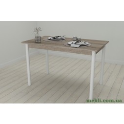 Стіл кухонний Ferrum-decor Беніта 75x120x60 Білий ДСП Сонома Трюфель 16мм