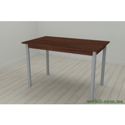 Стіл кухонний Ferrum-decor Беніта 75x120x60 Сірий ДСП Венге 16мм