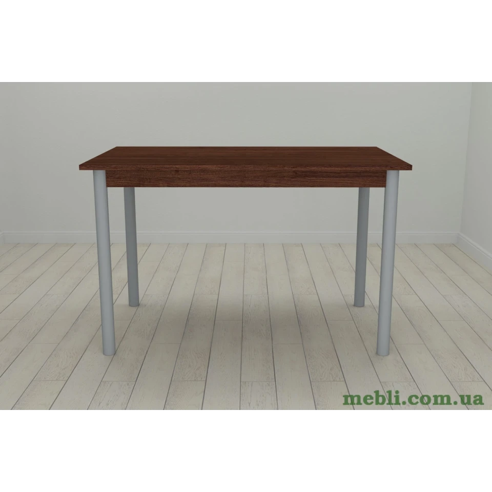 Стіл кухонний Ferrum-decor Беніта 75x120x60 Сірий ДСП Венге 16мм