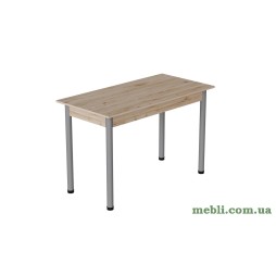 Стіл кухонний Ferrum-decor Беніта 75x120x60 Сірий ДСП Сан-Марино 16мм