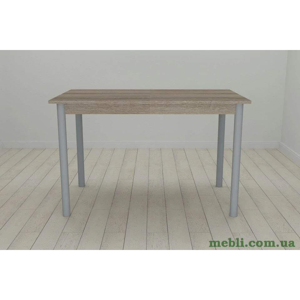 Стіл кухонний Ferrum-decor Беніта 75x120x60 Сірий ДСП Сонома Трюфель 16мм