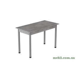Стіл кухонний Ferrum-decor Беніта 75x120x70 Сірий ДСП Бетон 16мм