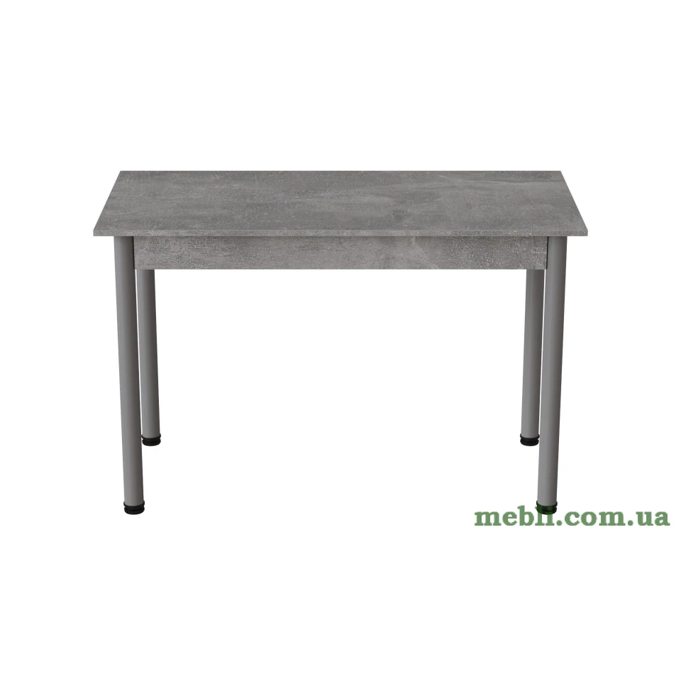 Стіл кухонний Ferrum-decor Беніта 75x120x70 Сірий ДСП Бетон 16мм