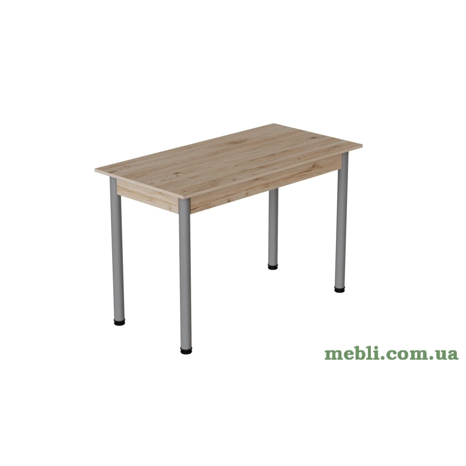 Стіл кухонний Ferrum-decor Беніта 75x120x70 Сірий ДСП Сан-Марино 16мм