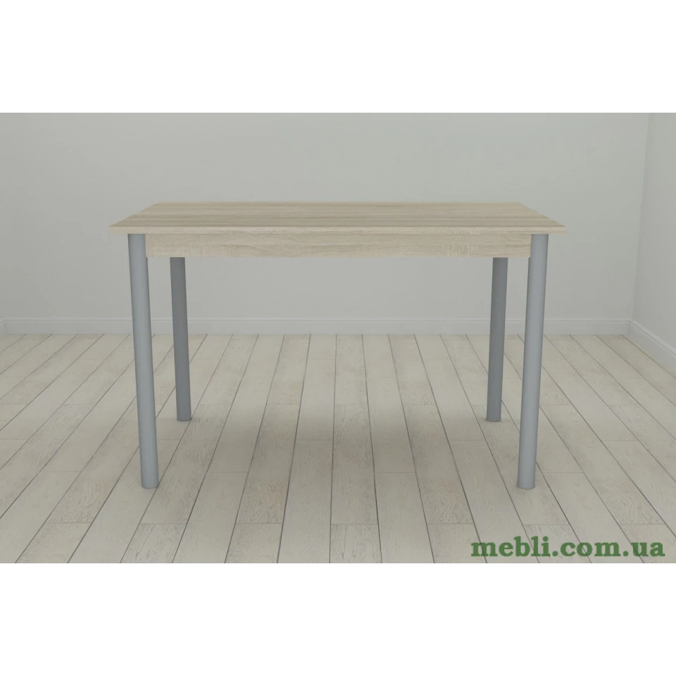 Стіл кухонний Ferrum-decor Беніта 75x120x70 Сірий ДСП Сонома 16мм
