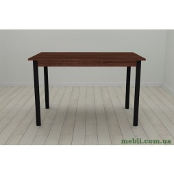 Стіл кухонний Ferrum-decor Беніта 75x120x70 Чорний ДСП Венге 16мм