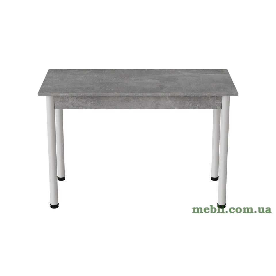 Стіл кухонний Ferrum-decor Беніта 75x120x80 Білий ДСП Бетон 16мм