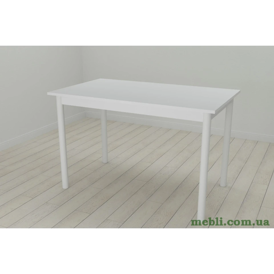 Стіл кухонний Ferrum-decor Беніта 75x120x80 Білий ДСП Білий 16мм