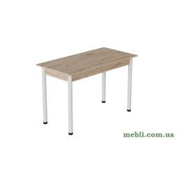 Стіл кухонний Ferrum-decor Беніта 75x120x80 Білий ДСП Сан-Марино 16мм