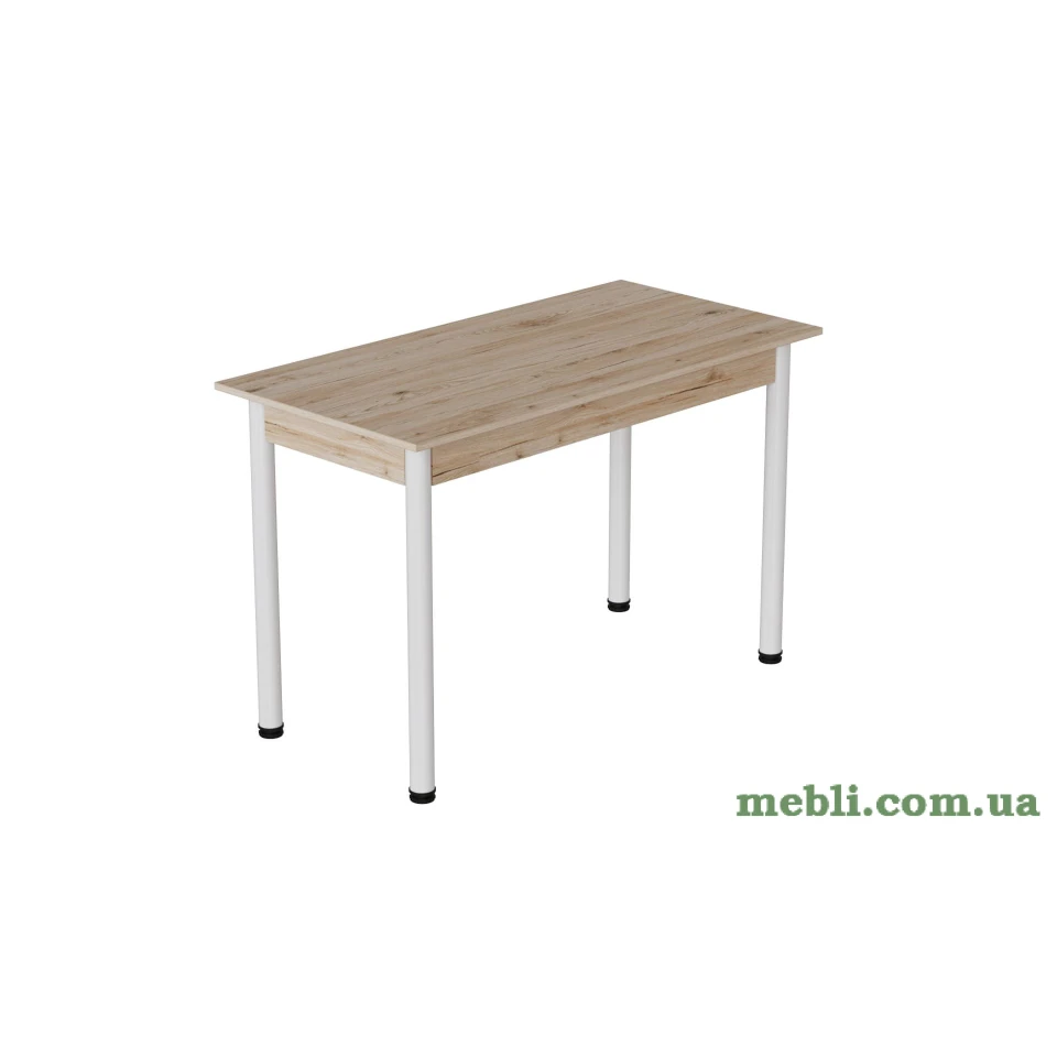 Стіл кухонний Ferrum-decor Беніта 75x120x80 Білий ДСП Сан-Марино 16мм