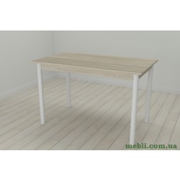 Стіл кухонний Ferrum-decor Беніта 75x120x80 Білий ДСП Сонома 16мм