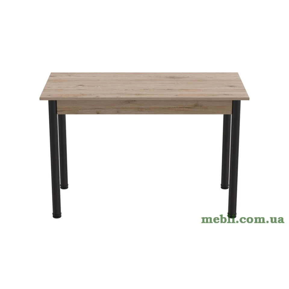 Стіл кухонний Ferrum-decor Беніта 75x120x80 Чорний ДСП Сан-Марино 16мм