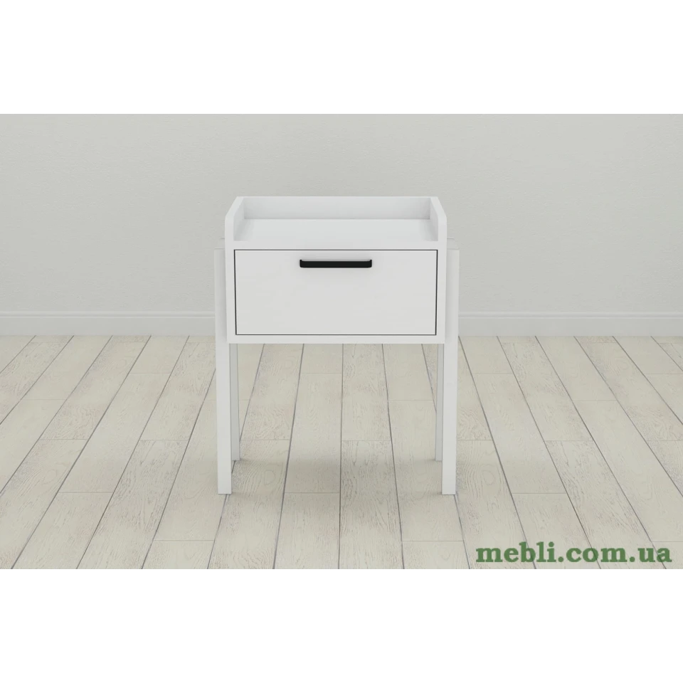 Модульна тумба Ferrum-decor Бетті 540x450x320 метал Білий ДСП Білий