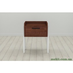 Модульна тумба Ferrum-decor Бетті 540x450x320 метал Білий ДСП Венге