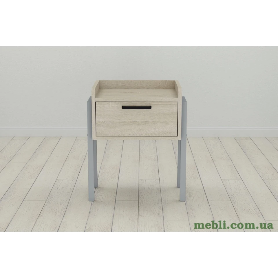 Модульна тумба Ferrum-decor Бетті 540x450x320 метал Сірий ДСП Сонома