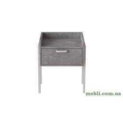 Тумба модульна Ferrum-decor Бетті 540x450x320 метал Білий ДСП Бетон