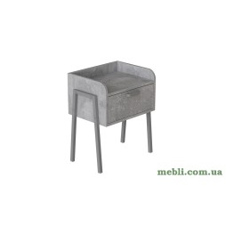 Тумба модульна Ferrum-decor Бетті 540x450x320 метал Сірий ДСП Бетон