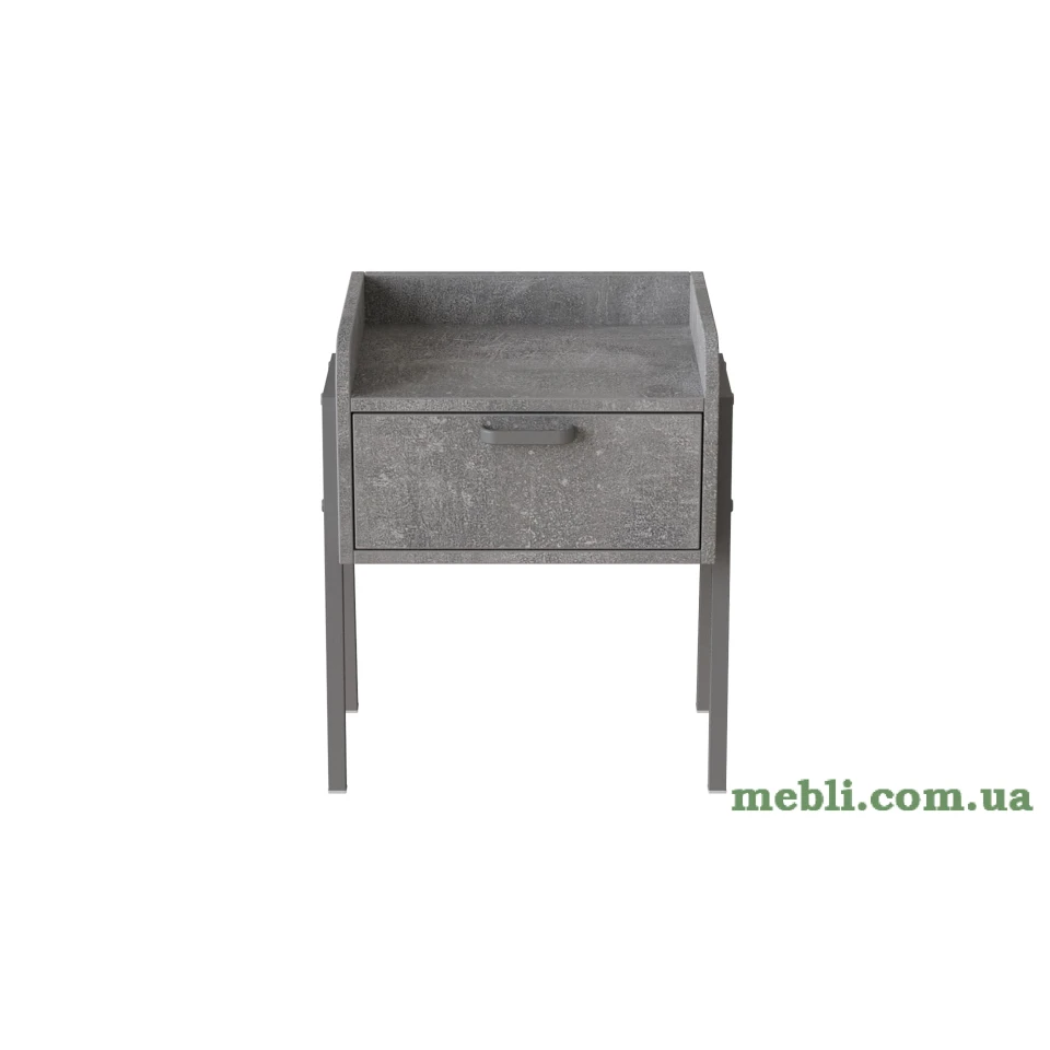 Тумба модульна Ferrum-decor Бетті 540x450x320 метал Сірий ДСП Бетон