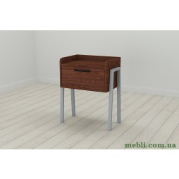 Тумба модульна Ferrum-decor Бетті 540x450x320 метал Сірий ДСП Венге