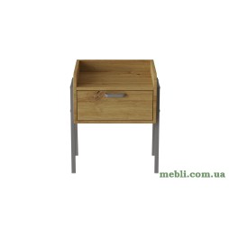 Тумба модульна Ferrum-decor Бетті 540x450x320 метал Сірий ДСП Дуб Артизан