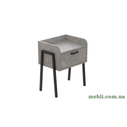 Тумба модульна Ferrum-decor Бетті 540x450x320 метал Чорний ДСП Бетон