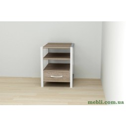 Тумба універсальна Ferrum-decor Вів'єн 1/1 50x41x40 білий ДСП Дуб Сонома Трюфель 16мм