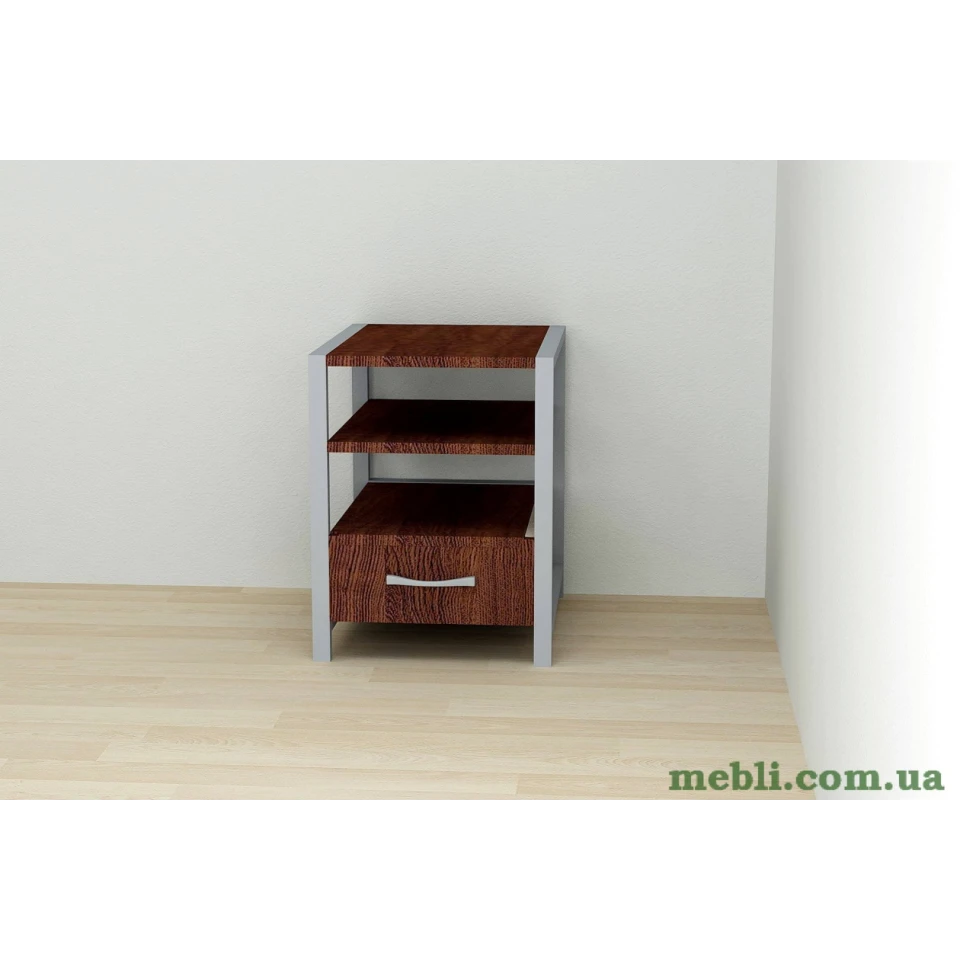 Тумба універсальна Ferrum-decor Вів'єн 1/1 50x41x40 сірий ДСП Венге 16мм