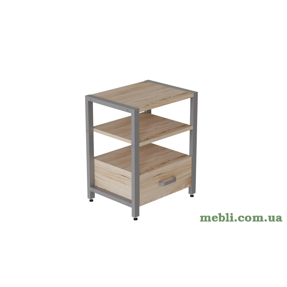 Тумба універсальна Ferrum-decor Вів'єн 1/1 50x41x40 сірий ДСП Дуб Артизан 16мм