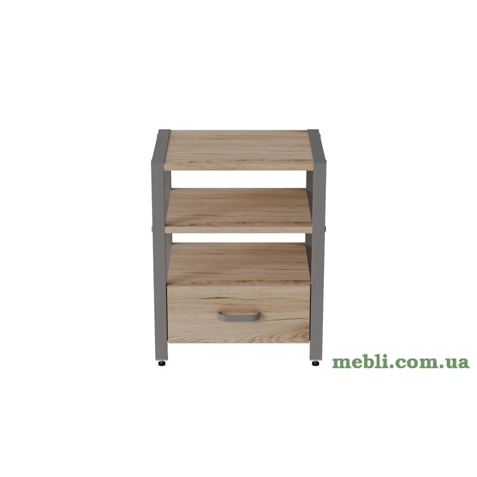 Тумба універсальна Ferrum-decor Вів'єн 1/1 50x41x40 сірий ДСП Дуб Артизан 16мм