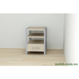 Тумба універсальна Ferrum-decor Вів'єн 1/1 50x41x40 сірий ДСП Дуб Сонома 16мм