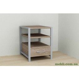 Тумба універсальна Ferrum-decor Вів'єн 1/1 50x41x40 сірий ДСП Дуб Сонома Трюфель 16мм