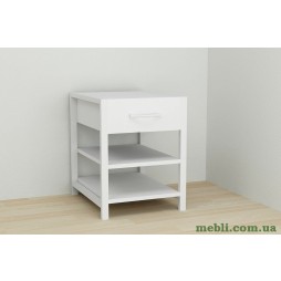 Тумба універсальна Ferrum-decor Вів'єн 1/2 50x41x40 білий ДСП Білий 16мм