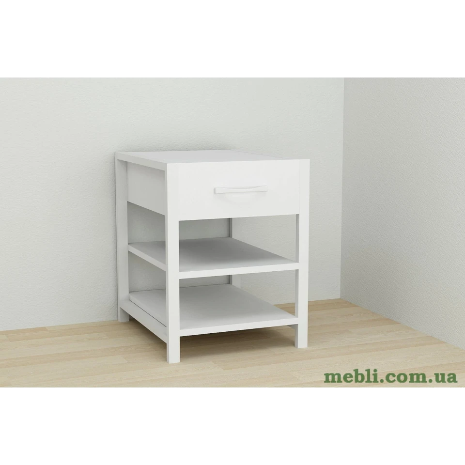 Тумба універсальна Ferrum-decor Вів'єн 1/2 50x41x40 білий ДСП Білий 16мм