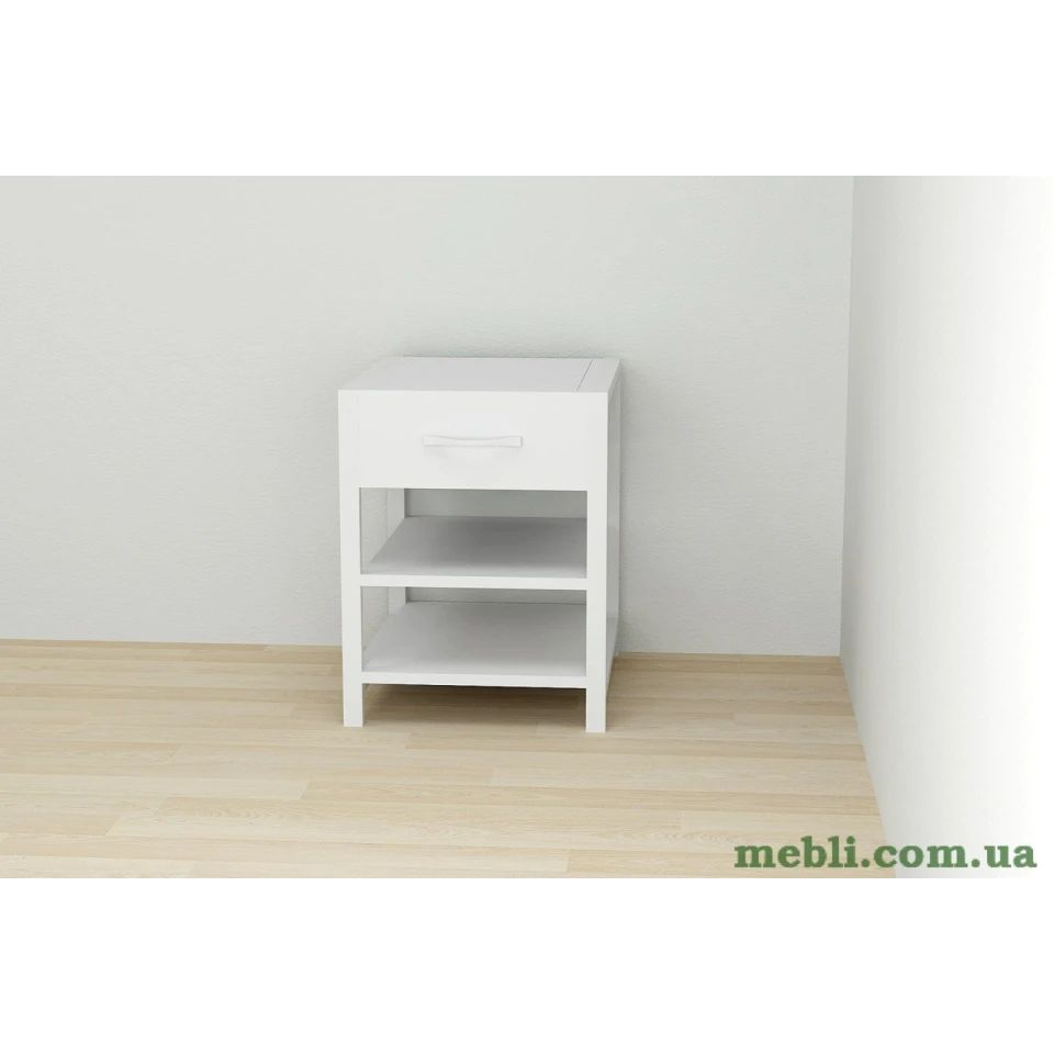 Тумба універсальна Ferrum-decor Вів'єн 1/2 50x41x40 білий ДСП Білий 16мм