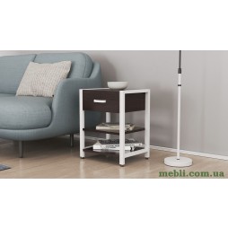 Тумба універсальна Ferrum-decor Вів'єн 1/2 50x41x40 білий ДСП Венге 16мм