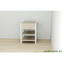 Тумба універсальна Ferrum-decor Вів'єн 1/2 50x41x40 білий ДСП Дуб Сонома 16мм