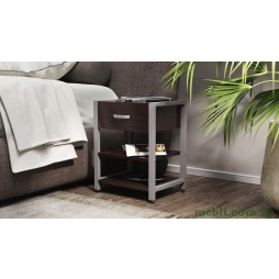 Тумба універсальна Ferrum-decor Вів'єн 1/2 50x41x40 сірий ДСП Венге 16мм