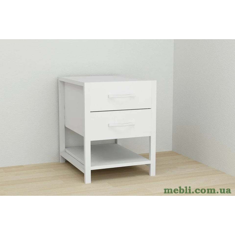 Тумба універсальна Ferrum-decor Вів'єн 2/1 50x41x40 білий ДСП Білий 16мм