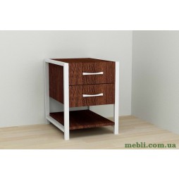 Тумба універсальна Ferrum-decor Вів'єн 2/1 50x41x40 білий ДСП Венге 16мм