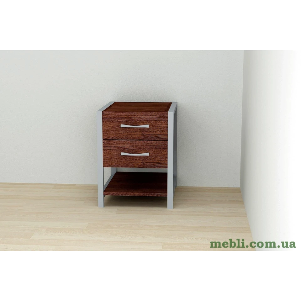 Тумба універсальна Ferrum-decor Вів'єн 2/1 50x41x40 сірий ДСП Венге 16мм