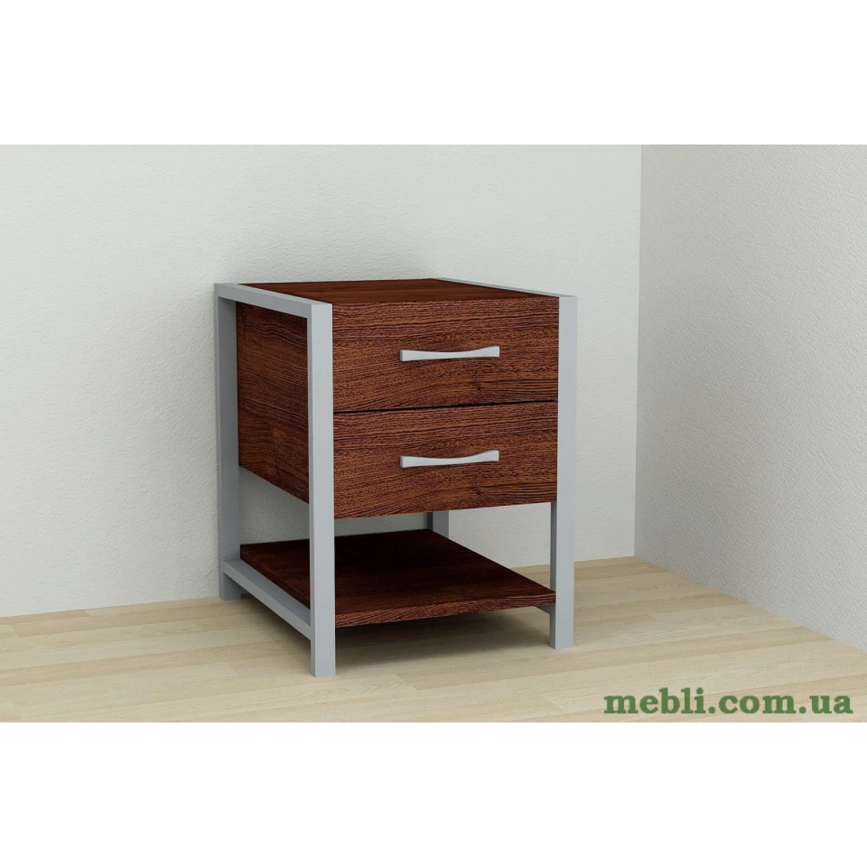 Тумба універсальна Ferrum-decor Вів'єн 2/1 50x41x40 сірий ДСП Венге 16мм