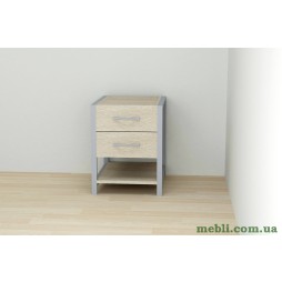 Тумба універсальна Ferrum-decor Вів'єн 2/1 50x41x40 сірий ДСП Дуб Сонома 16мм