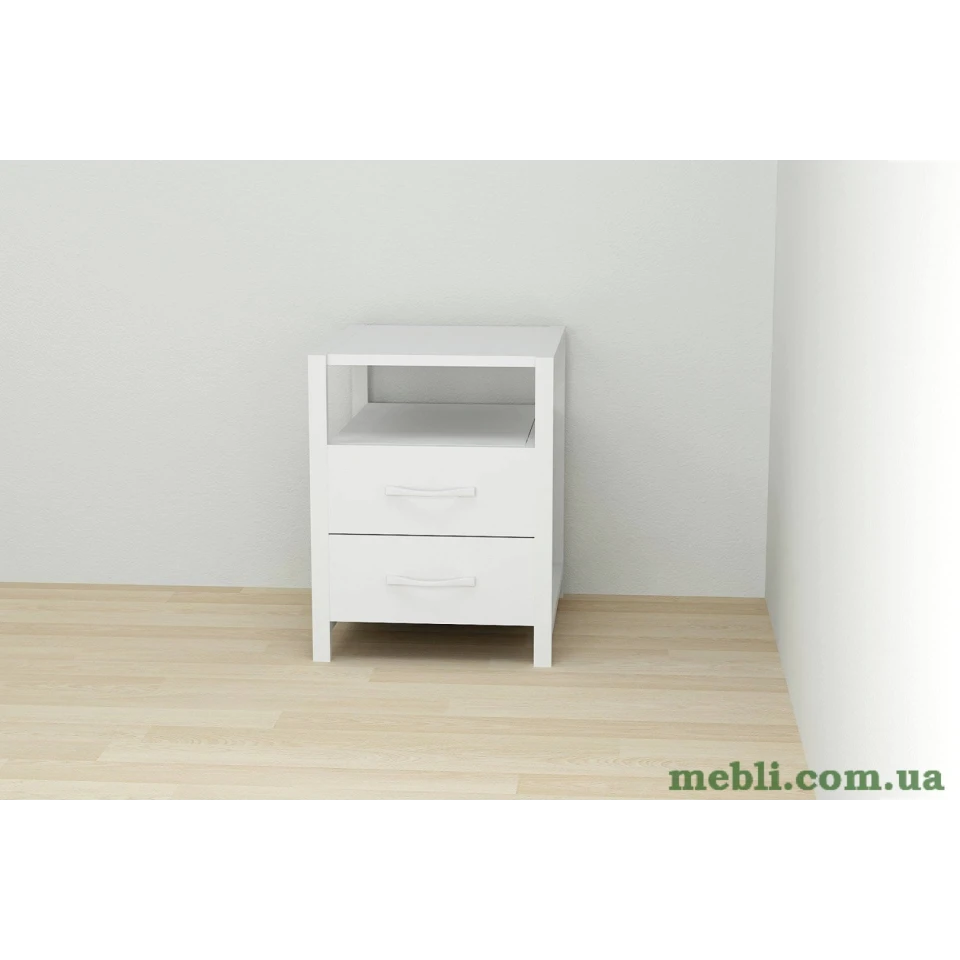 Тумба універсальна Ferrum-decor Вів'єн 2/2 50x41x40 білий ДСП Білий 16мм